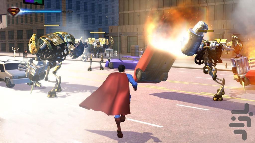 بازی سوپرمن - Gameplay image of android game