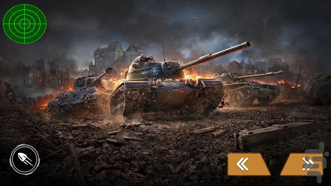 بازی نبرد تانک ها - Gameplay image of android game
