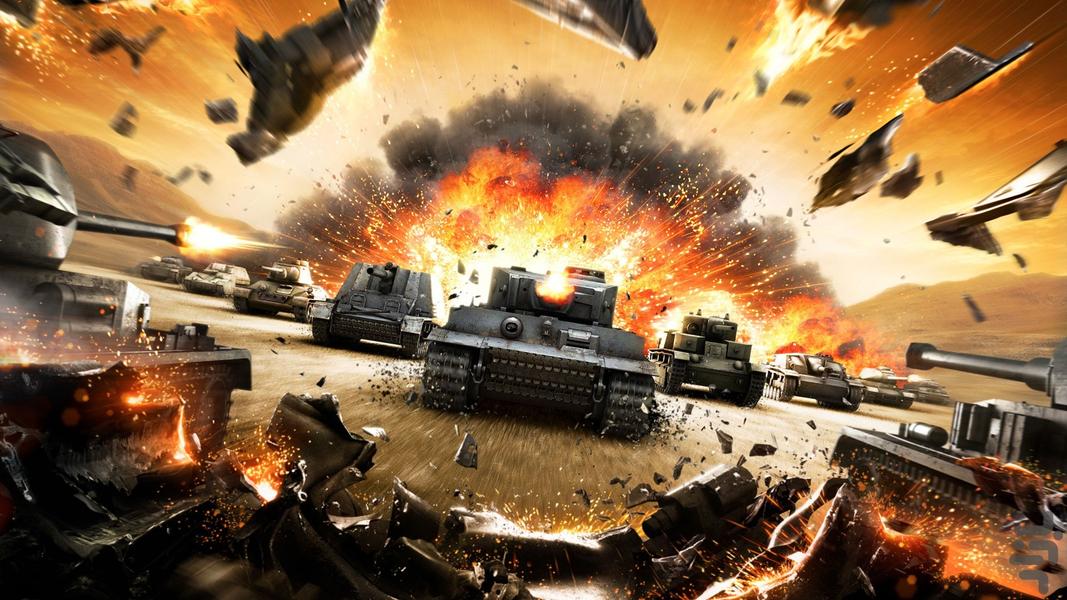 بازی نبرد تانک ها - Gameplay image of android game