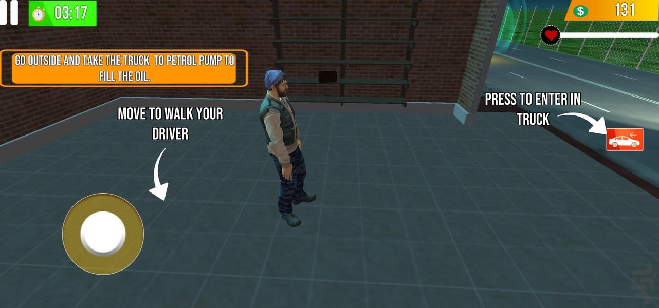 بازی ماشین حمل زباله - Gameplay image of android game