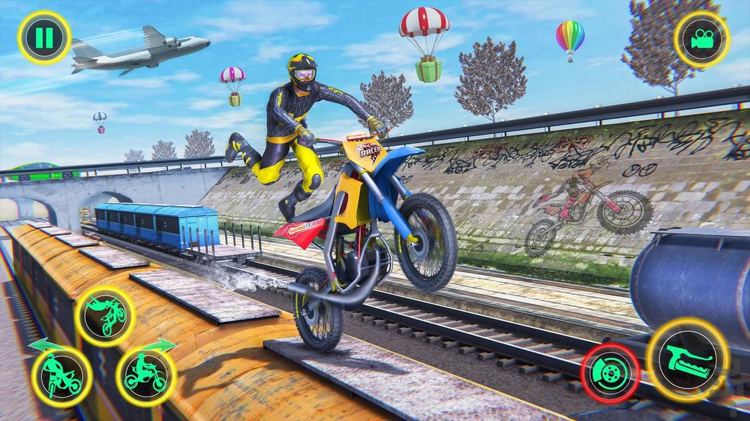 بازی موتور تریل - Gameplay image of android game