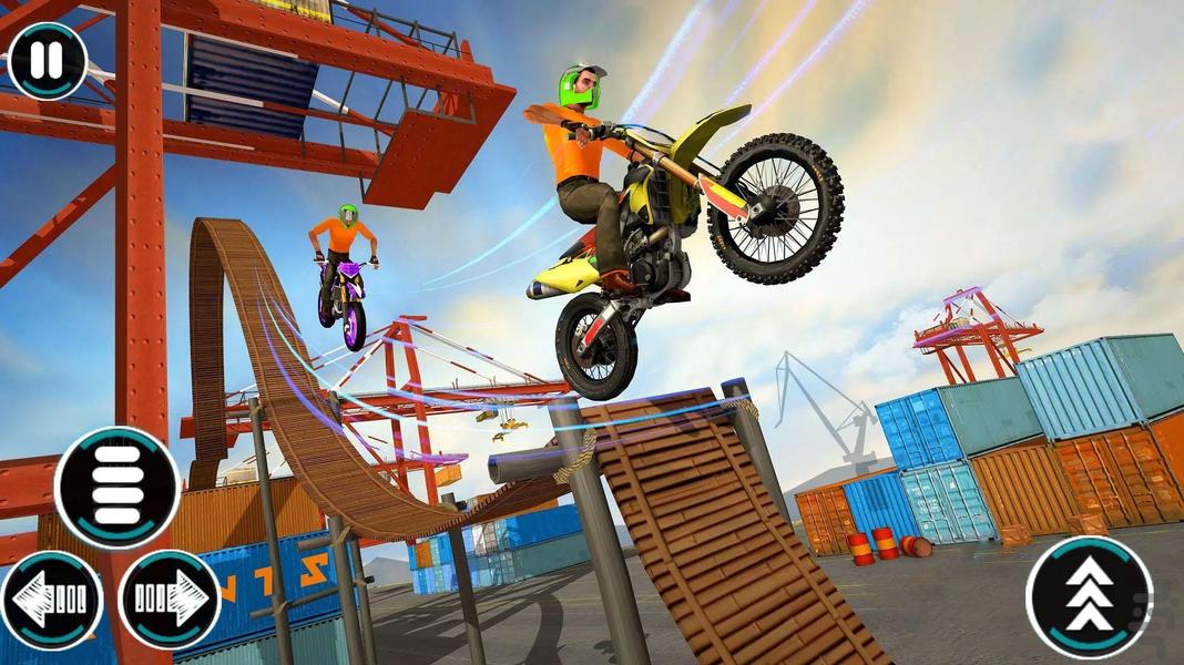 بازی موتور تریل - Gameplay image of android game