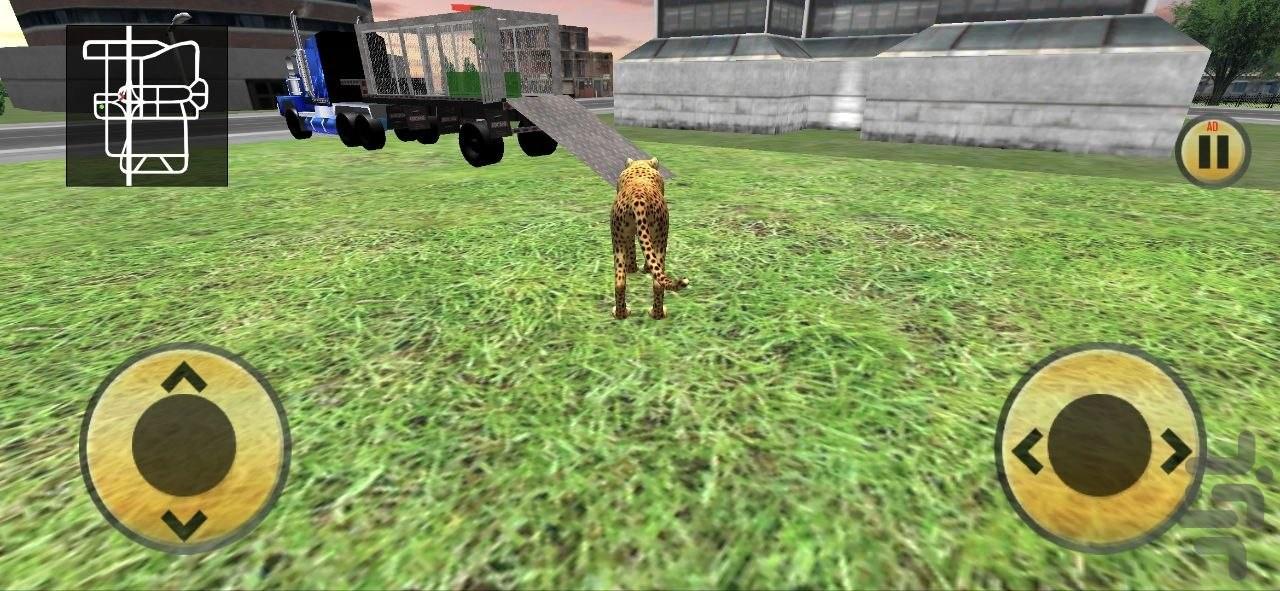 بازی کامیون انتقال حیوانات - Gameplay image of android game