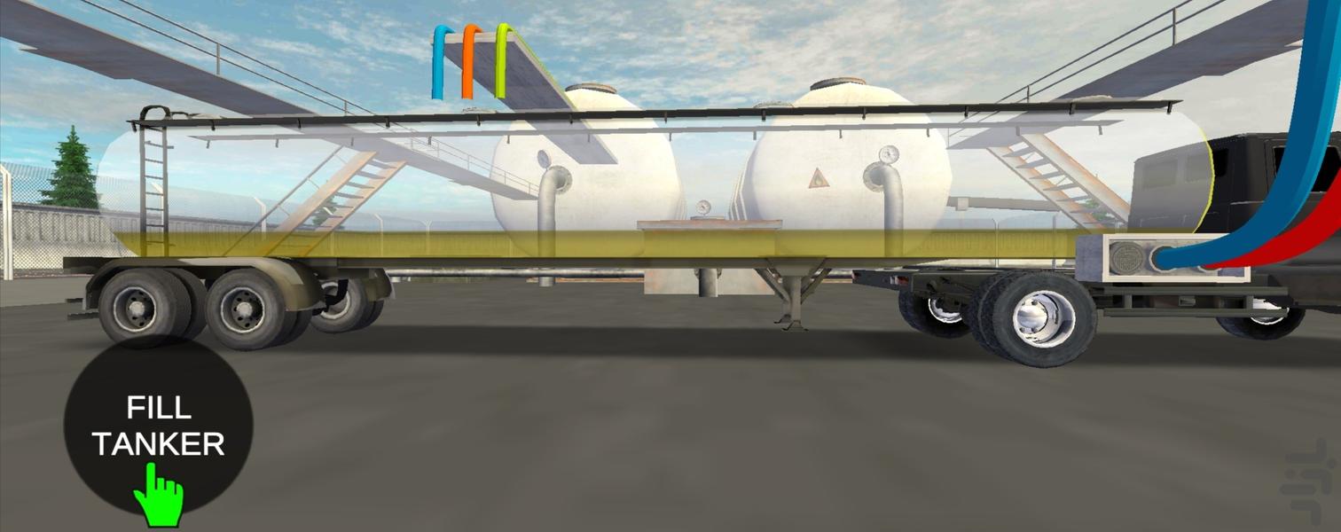 بازی کامیون سواری | ماشین سنگین - Gameplay image of android game