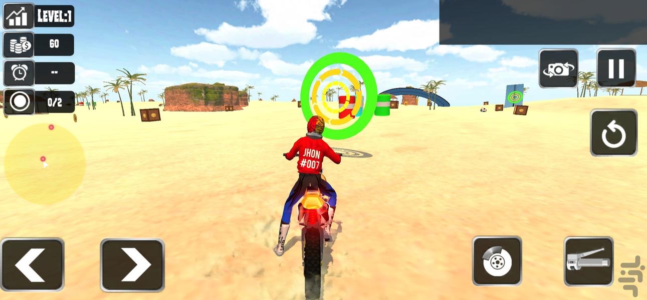 بازی موتور سواری روی آب - Gameplay image of android game