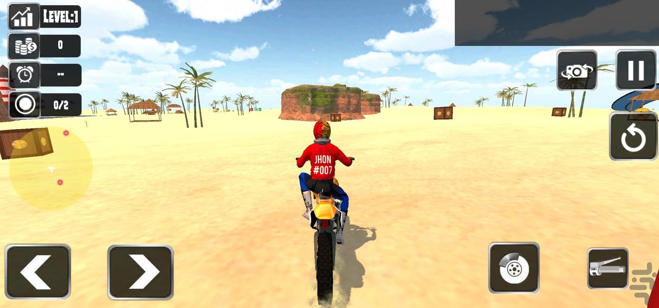 بازی موتور سواری روی آب - Gameplay image of android game