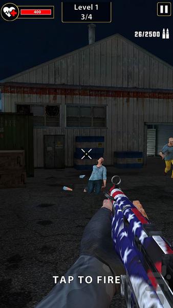 بازی تفنگی زامبی - Gameplay image of android game