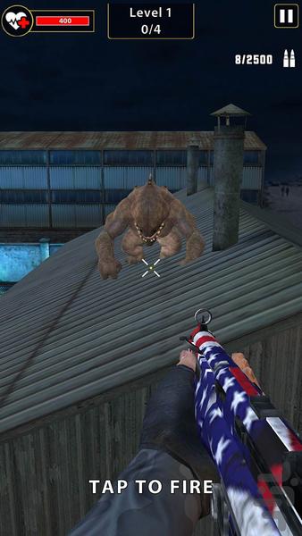 بازی تفنگی زامبی - Gameplay image of android game