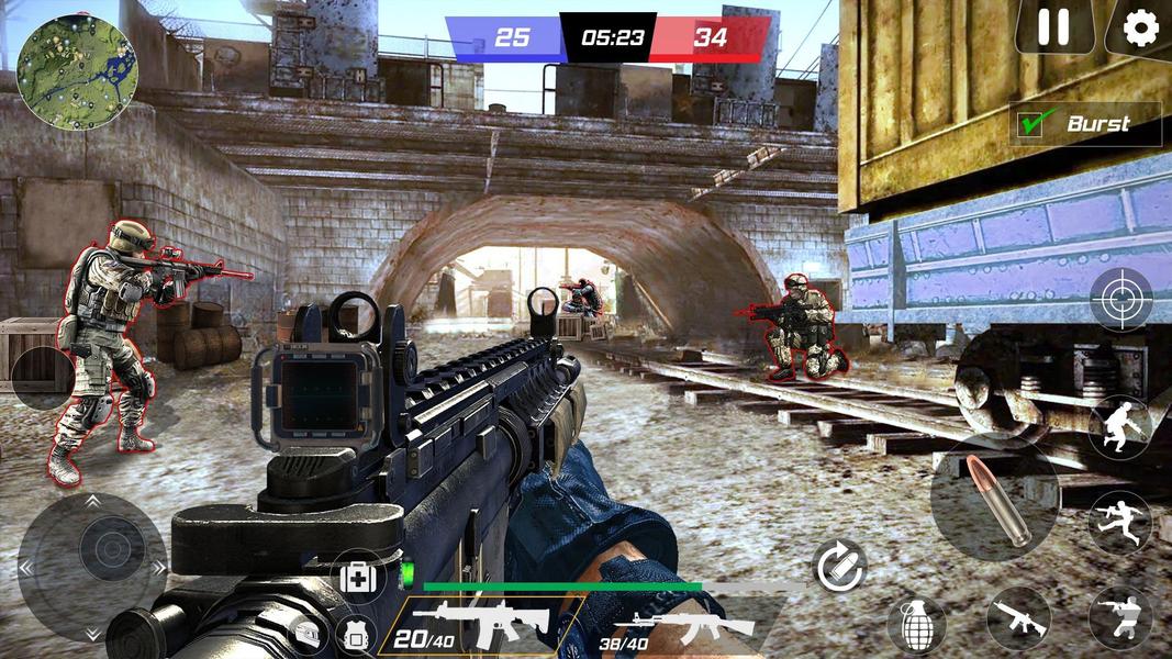 تفنگ بازی کانتر - Gameplay image of android game