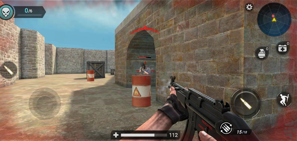 تفنگ بازی کانتر - Gameplay image of android game