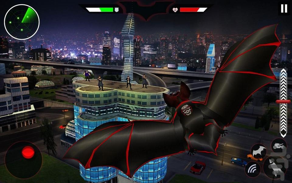 بازی بتمن - Gameplay image of android game