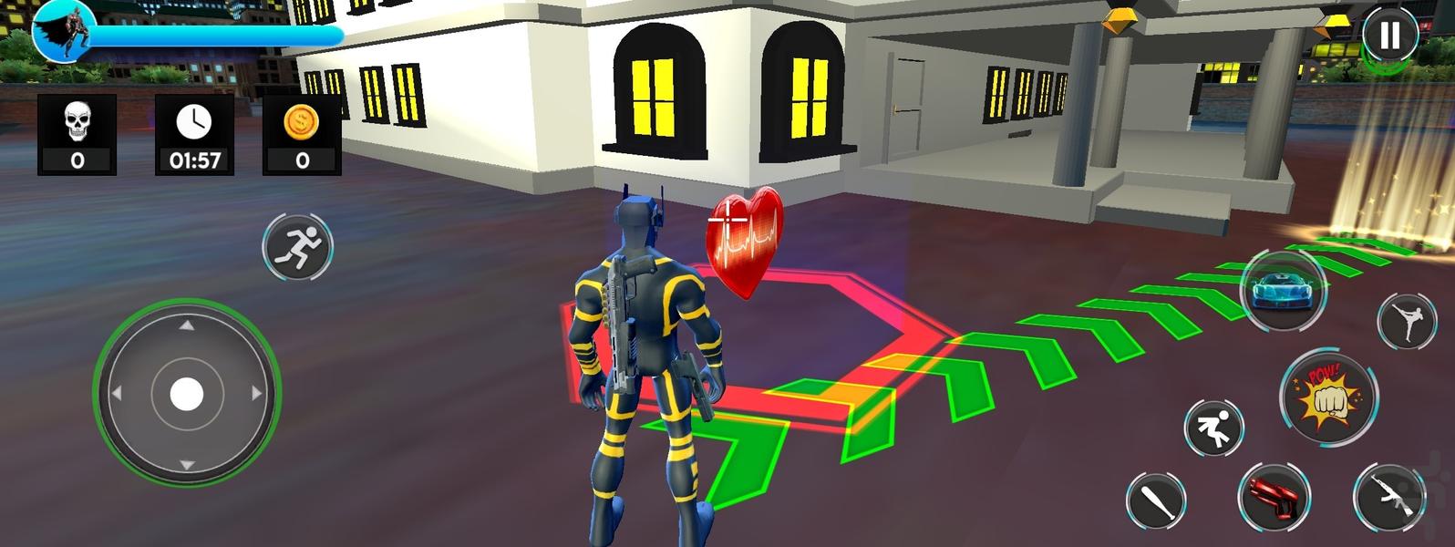 بازی بتمن - Gameplay image of android game