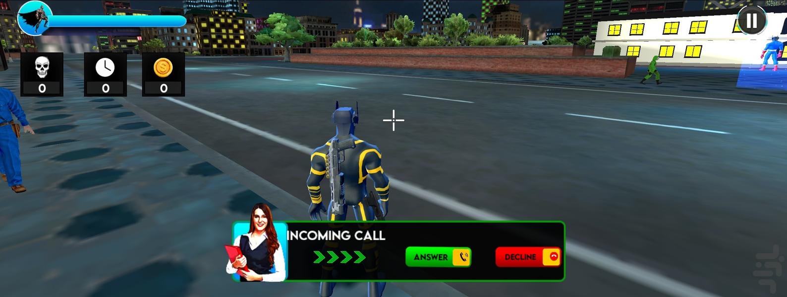 بازی بتمن - Gameplay image of android game