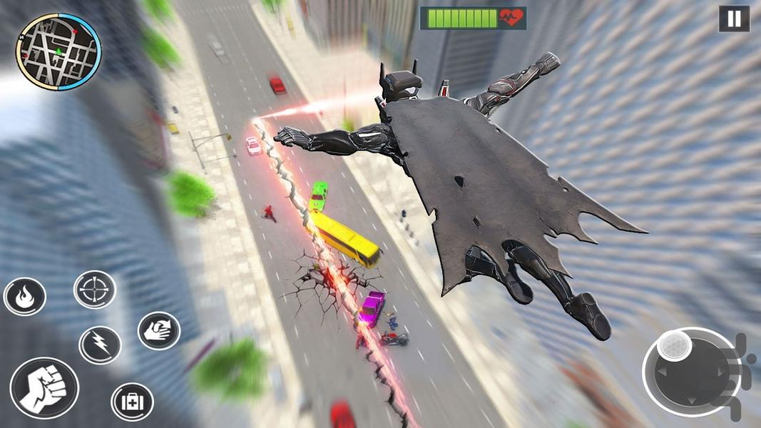بازی بتمن - Gameplay image of android game