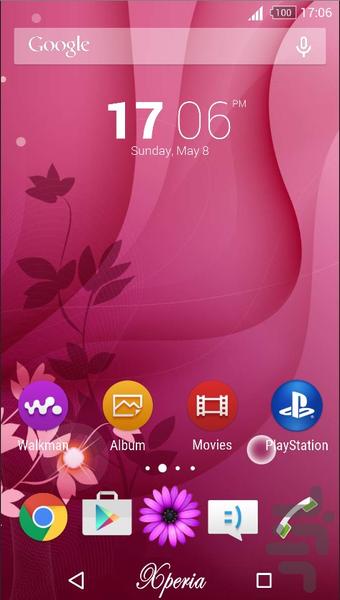 Free SONY  MSH Theme4 - Image screenshot of android app