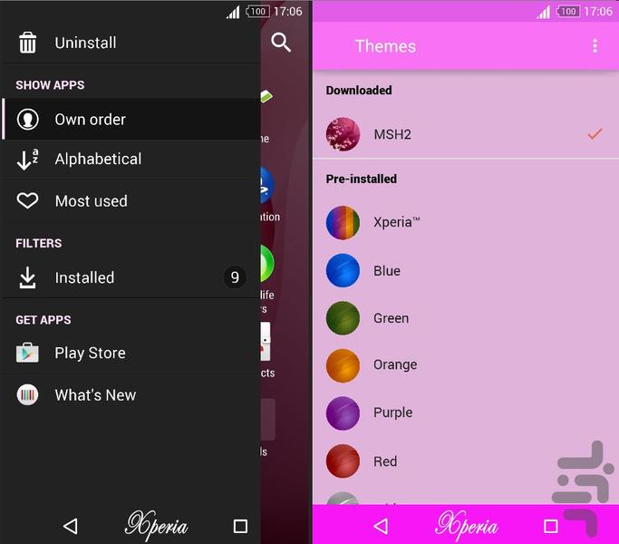 Free SONY MSH Theme4 - Image screenshot of android app
