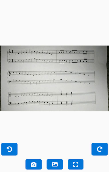 Music Score Reader - Image screenshot of android app