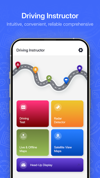 Driving Instructor & Radar HUD - عکس برنامه موبایلی اندروید