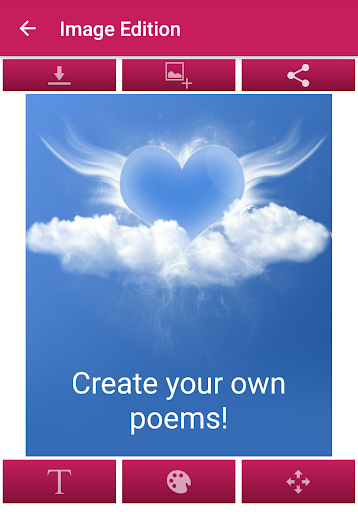 Love poems - Image screenshot of android app