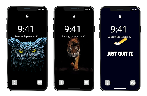 ▲ Black Wallpapers HD ♥ ۴K Dark Backgrounds - عکس برنامه موبایلی اندروید