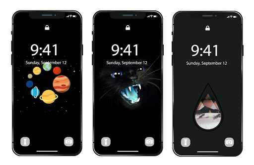 ▲ Black Wallpapers HD ♥ ۴K Dark Backgrounds - عکس برنامه موبایلی اندروید