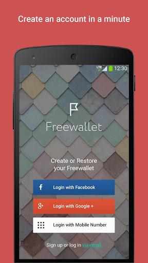 Freewallet MultiWallet Classic - Image screenshot of android app