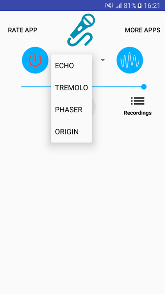 Microphone Pro S (No delay) - عکس برنامه موبایلی اندروید