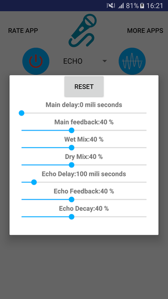 Microphone Pro S (No delay) - عکس برنامه موبایلی اندروید