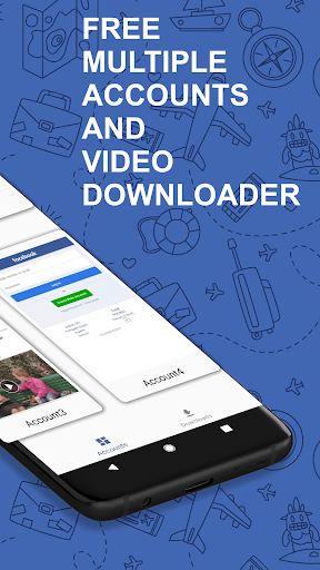 Multi Face - Video Downloader & Multiple Accounts - عکس برنامه موبایلی اندروید