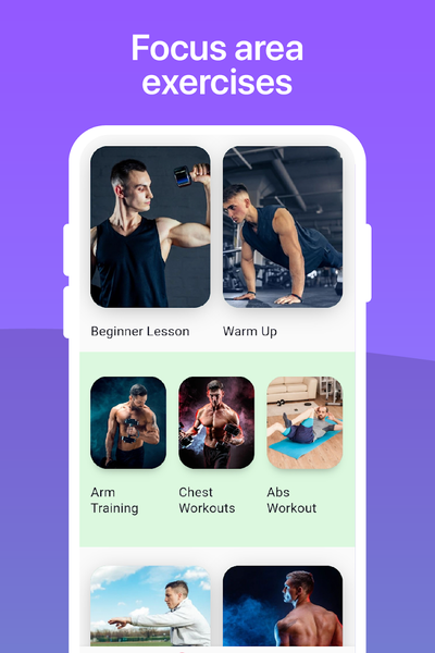 Muscle Building Workout - Image screenshot of android app