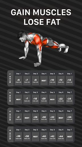 Workout Planner Muscle Booster - Image screenshot of android app