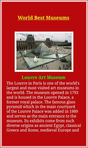 Museum World - عکس برنامه موبایلی اندروید