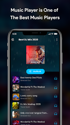 Music Player for Android - عکس برنامه موبایلی اندروید