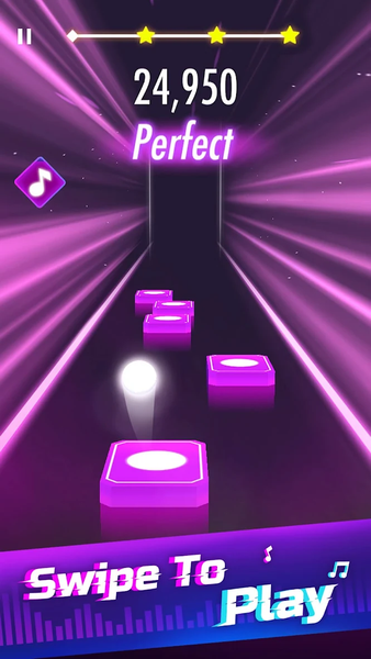 Music Magic Tiles HOP&EDM Ball - Gameplay image of android game