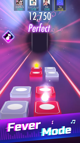 Music Magic Tiles HOP&EDM Ball - Gameplay image of android game