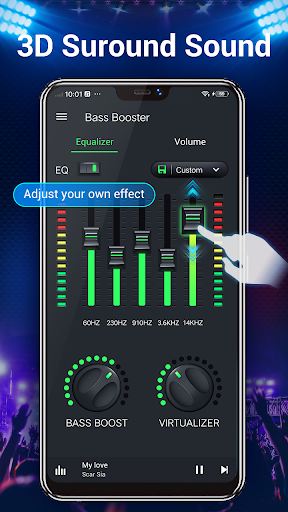 Equalizer- Bass Booster&Volume - عکس برنامه موبایلی اندروید