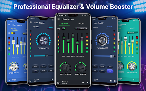 Equalizer- Bass Booster&Volume - عکس برنامه موبایلی اندروید