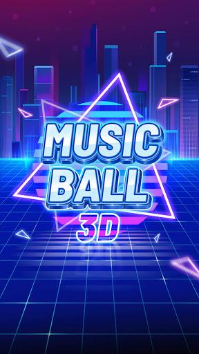 Music Ball 3D- Music Rush Game - Gameplay image of android game