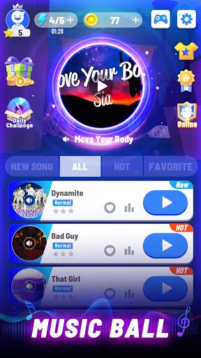 Music Ball 3D- Music Rush Game - عکس بازی موبایلی اندروید