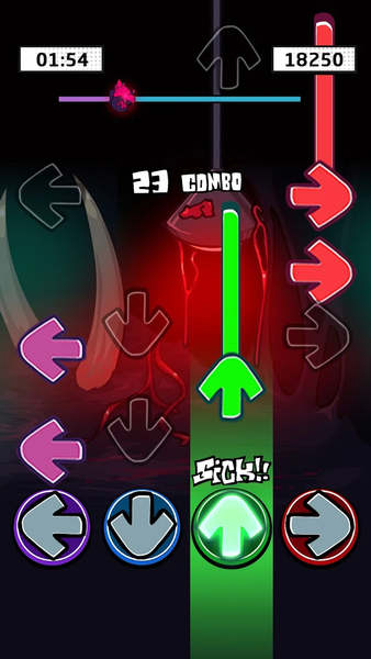 Music Beat Night Show - Gameplay image of android game