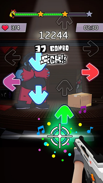 Beat Shooter Night: Rap Battle - عکس برنامه موبایلی اندروید