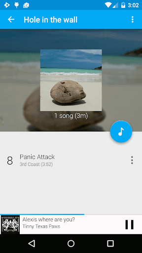 Material Blue Theme - Image screenshot of android app