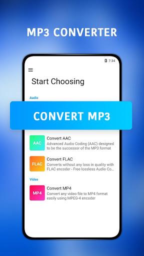 Mp3 Converter - عکس برنامه موبایلی اندروید