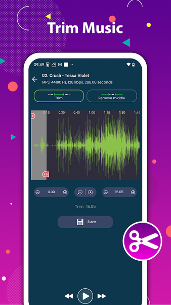 Music Player - عکس برنامه موبایلی اندروید