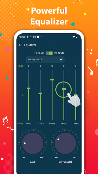 Music Player - عکس برنامه موبایلی اندروید