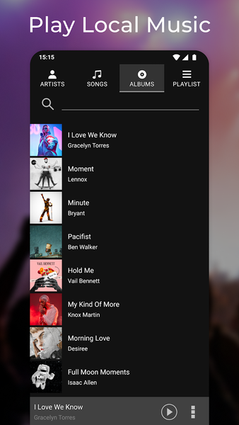 Simple Music Player - Image screenshot of android app