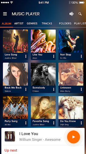 Music Player For Galaxy - Image screenshot of android app