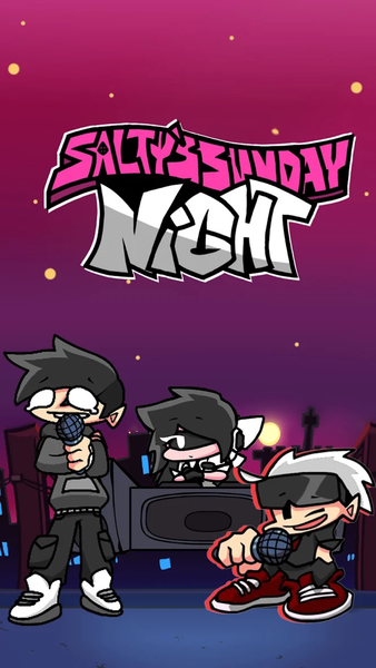 FNF Salty's Sunday Night For M - Gameplay image of android game