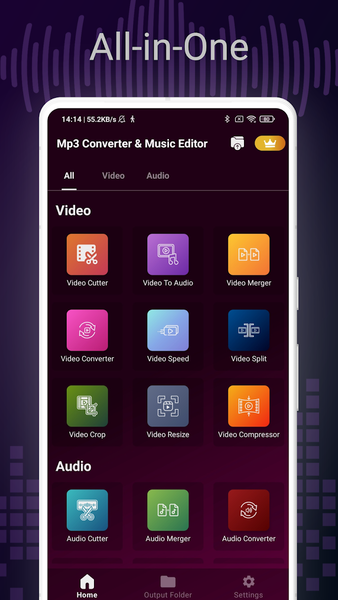 Mp3 Converter & Music Editor - عکس برنامه موبایلی اندروید