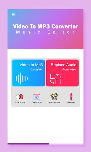 Music Editor - Video To Mp3 Converter - Image screenshot of android app